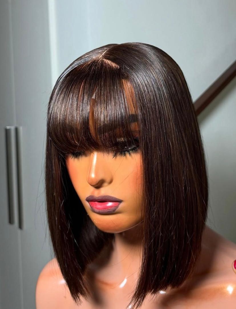 Perruque coupe vietnamienne, taille 12, sur closure — vue 2