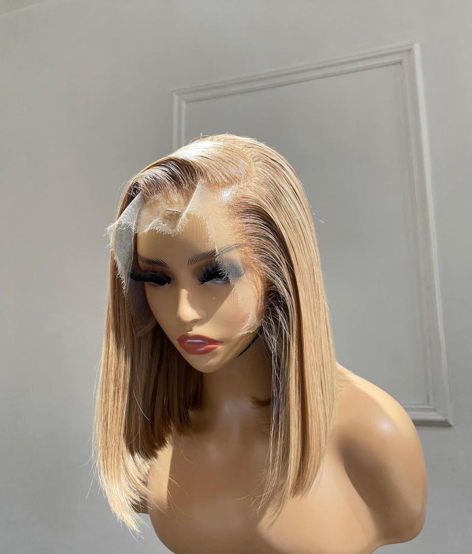 Perruque DD blond, taille 12, sur frontale HD — vue 1