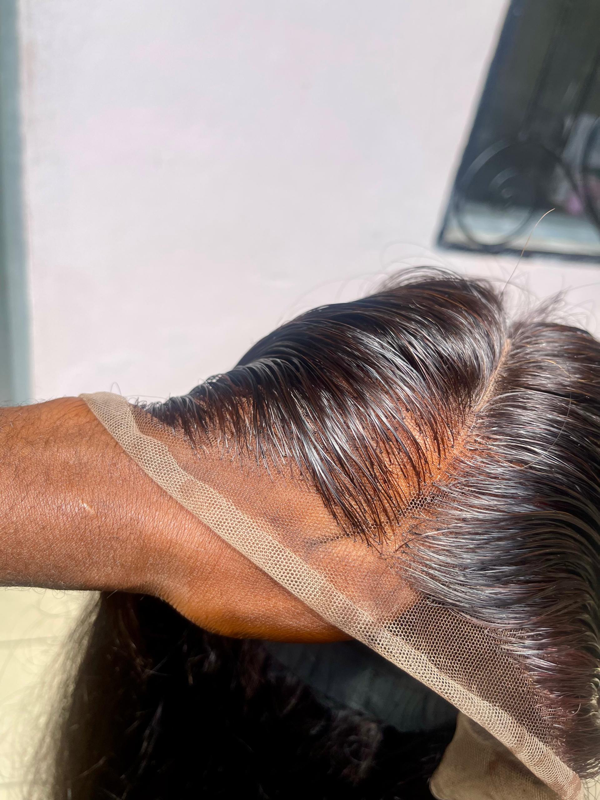 Ventilation d'une lace frontale
